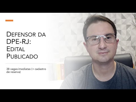 Defensor da DPE-RJ: Edital Publicado