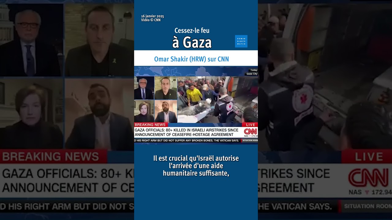 Gaza : Commentaire d’Omar Shakir sur CNN