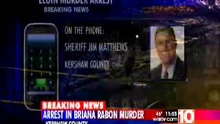 Live interview w/ Kershaw Sheriff on arrest in Briana Rabon murder WIS News at 11
