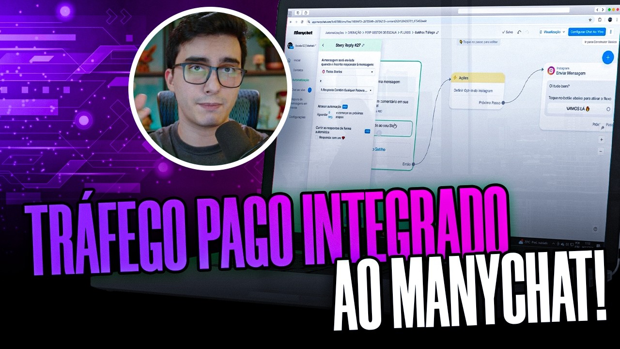 Como colocar Tráfego Pago no Manychat?