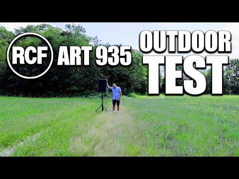 NEW RCF Art 935 Speaker - Outdoor Test & Review