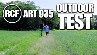 Video thumbnail for NEW RCF Art 935 Speaker - Outdoor Test & Review by Nick Spinelli