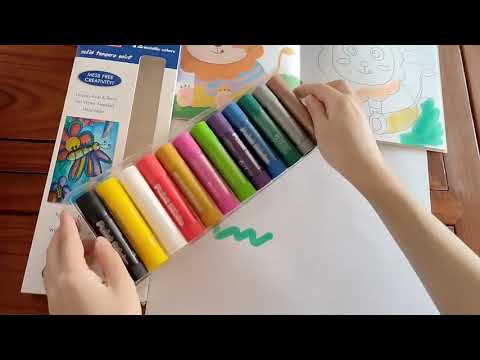 Kids Paint Stick Tempera Paint Sticks for Kids Washable Quick Drying Solid Tempera Paint Pens