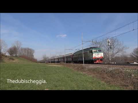 E.652 TIGRE CON MERCI DI TRAMOGGE NEL CURVONE DI BORGO S. DALMAZZO (CN) SAB. 9 - 3 - 2019