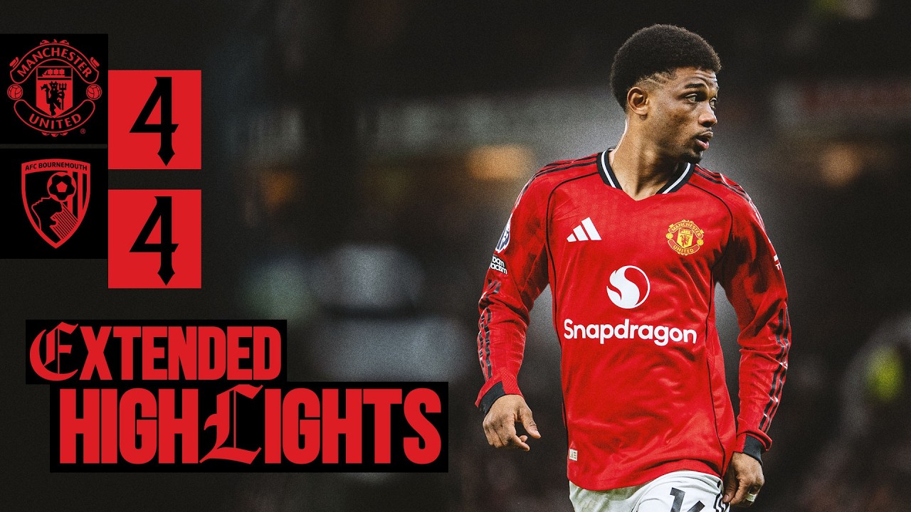 Frantic Game At Old Trafford | Man Utd v Bournemouth | Extended Highlights