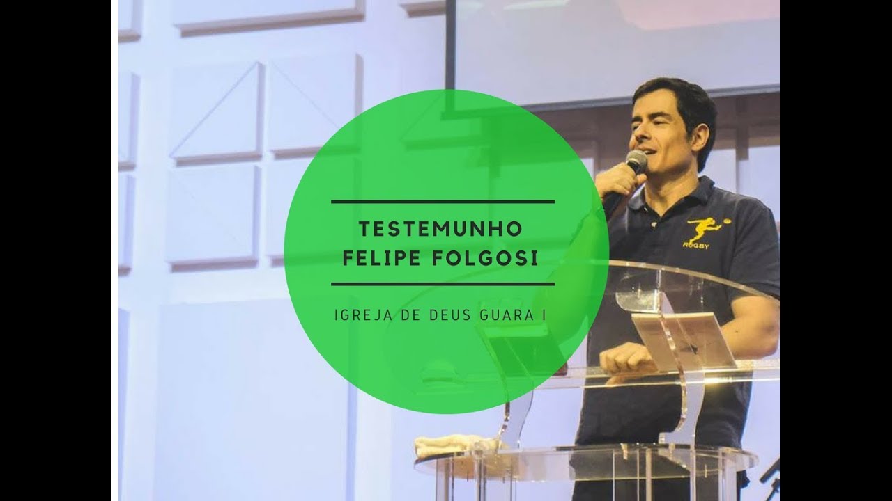 Ator Felipe Folgosi - TESTEMUNHO COMPLETO