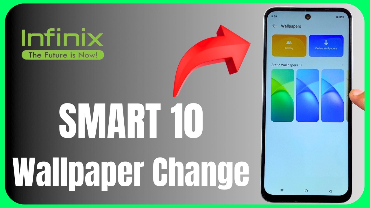 🖼️ Infinix Smart 10 Wallpaper Change 😱📱 | Home & Lock Screen Customization 🔥