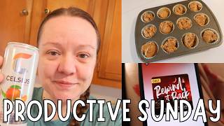 Realistic SAHM Sunday Reset Vlog | Cozy Baking & Home Routine