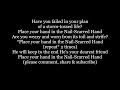 Place your hand in the Nail-Scarred Hand of Jesus Hymn Lyrics Words text trending sing along song