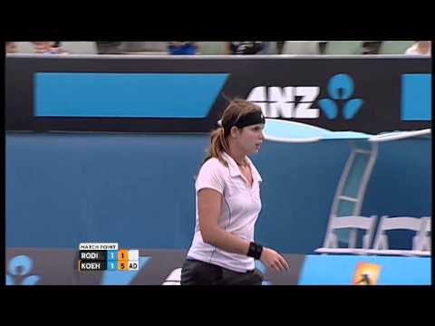 Qualifiers: Rodionova v Koehler - Australian Open 2013