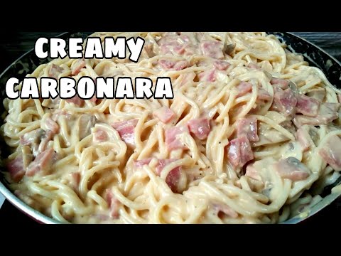 Creamy Carbonara Pasta | Super Easy and Quick Carbonara Recipe | Christmas Recipe