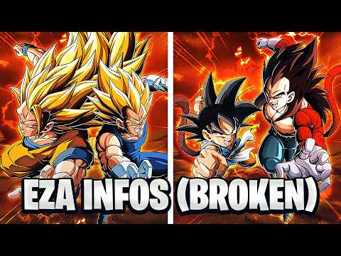 BROKEN EZA?! LR GT Goku & SSJ4 Vegeta und SSJ3 Goku & SSJ2 Vegeta (Dokkan Battle)