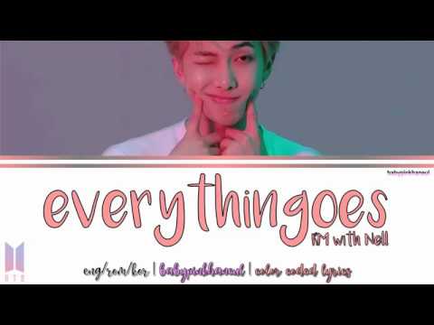RM (알엠) - 지나가 (Everythingoes) (with Nell) Color Coded lyrics 가사 歌詞 [HAN/ROM/ENG]