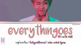 RM (알엠) - 지나가 (Everythingoes) (with Nell) Color Coded lyrics 가사 歌詞 [HAN/ROM/ENG]