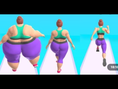 Body Run 3D Gameplay, Fat 2 Fit, Eat cucumbers and go fit!, Runner Game #hypercasual