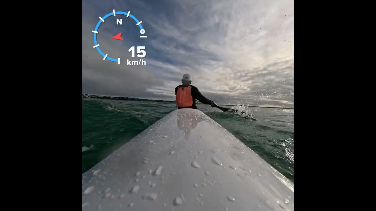 Fitness paddle #surfski #kayaklife #gopro #newzealand
