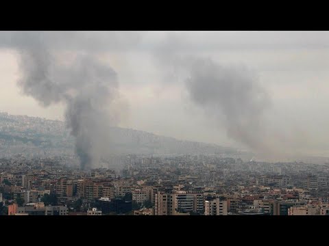 Smoke billows over southern Beirut after overnight and early morning Israeli strikes | AFP