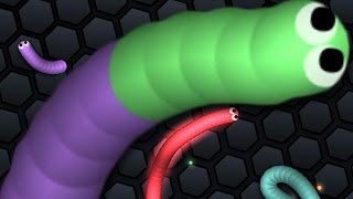 Slither.io - HOW TO PLAY AND BECOME THE BIGGEST WORM!