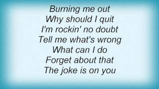 Liquido - The Joke Is On You Lyrics