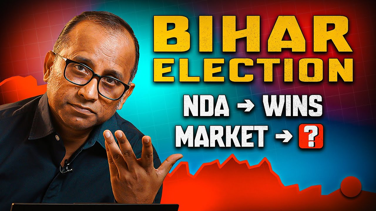 बिहार का Result market को कहाँ ले जायेगा?  Market Prediction for tomorrow #bulltrack #niftytrading