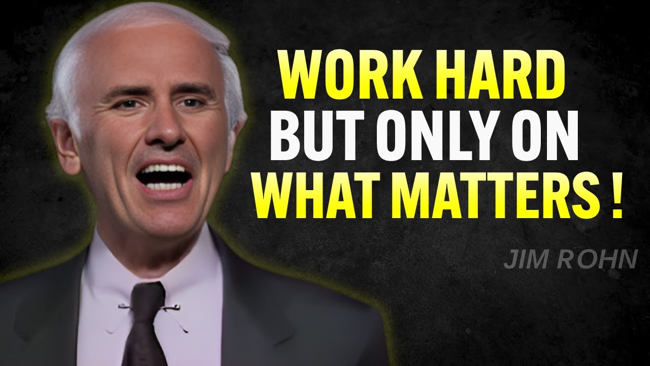 𝐁𝐮𝐬𝐲 𝐃𝐨𝐞𝐬𝐧’𝐭 𝐌𝐞𝐚𝐧 𝐏𝐫𝐨𝐝𝐮𝐜𝐭𝐢𝐯𝐞 – 𝐒𝐭𝐨𝐩 𝐖𝐚𝐬𝐭𝐢𝐧𝐠 𝐓𝐢𝐦𝐞 𝐨𝐧 𝐭𝐡𝐞 𝐖𝐫𝐨𝐧𝐠 𝐓𝐡𝐢𝐧𝐠𝐬 - Jim Rohn Motivation