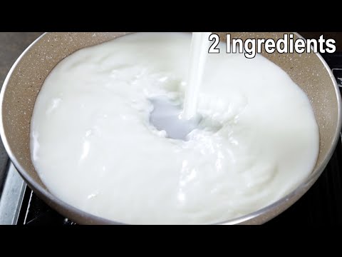 Do you have Milk & Sugar at home? Try this simple Milk Dessert !!