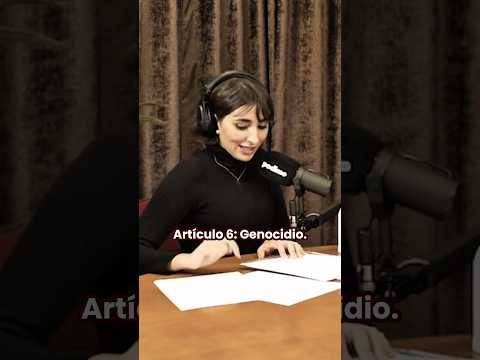 Noor Ammar Lamarty nos leyó el Estatuto de Roma de la Corte Penal Internacional. Programa Nº 461