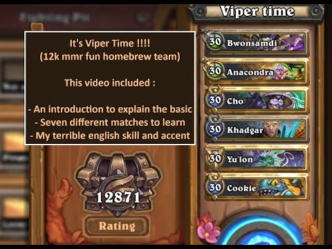 Hearthstone Mercenaries - Viper build 12k MMR