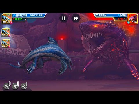 NEW GORONYOSAURUS LV 999 DESPITE THE LEVEL BEAT COLOSSUS 04 | JURASSIC WORLD THE GAME
