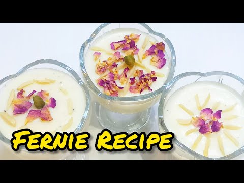 Easy recipe firni | quick ferni |  phirni recipe desser