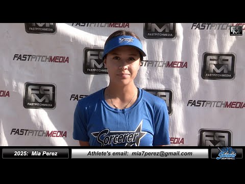 2025 Mia Perez 3.44 GPA Pitcher Softball Recruiting Video - Sorcerer Wynne