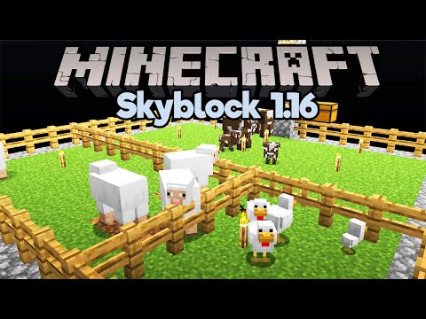 Passive Mob Spawning! ▫ Minecraft 1.16 Skyblock (Tutorial Let's Play) [Part 5]