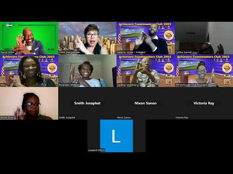 HOW TO PREPARE FOR A MAJOR SPEECH | 'Miss V' Vivien Mangalindan - Achievers Online Toastmasters