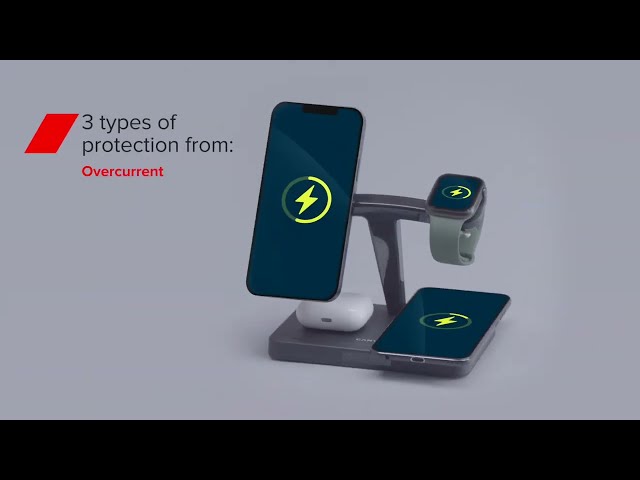 Video teaser for Wireless Charging Station for 4 Devices by Canyon WS-404