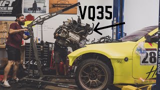 Pulling my VQ Motor | 2JZ 350z Build