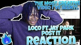 Loco (로꼬) - ‘POST IT (Feat. Jay Park)’ (Above Live) - REACTION | NO ONE IS DOING IT LIKE LOCO!