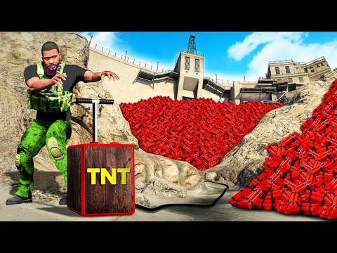 Blowing Up THE DAM in GTA 5!