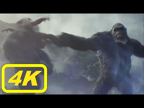 Kong uses Suko as a baseball bat - Full Scene 4K - Godzilla x Kong: The New Empire