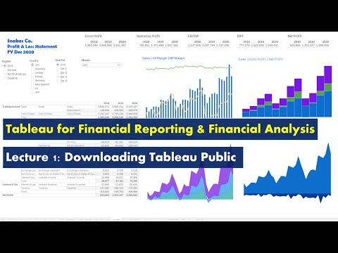 Tableau for Financial Reporting Financial Analysis Course Introduction