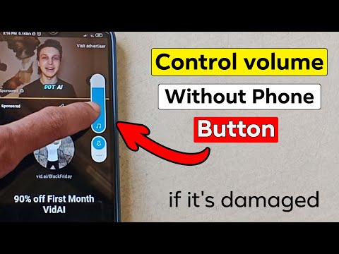 How to Control Phone Volume Without Button on Android