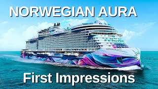 NORWEGIAN AURA First Impressions #cruiseship #cruise #cruiselife #ncl