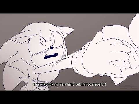 "Knuckles dropped Sonic" Short Funny Sonic The Hedgehog Animatic