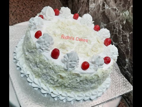 White Forest Cake | Homemade Chocolate cake | White Forest | Cakes By Nidhi Bhargava | #Shorts Cake