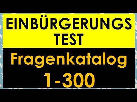 , title : 'Einbürgerungstest | Test Leben in Deutschland | Fragen 1-300 | mit Lösung | with subtitles مترجم'