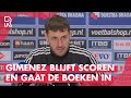 Santiago GIMENEZ scoort WEER in uitwedstrijd en is tevreden na overwinning FEYENOORD op Cambuur