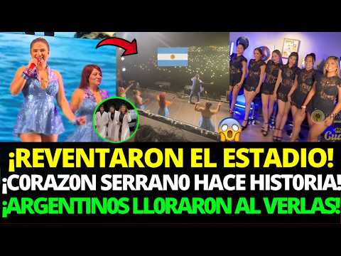 ¡FUROR POR PERÚ! Multitudes En Argentina Enloquecen Con Corazón Serrano, Llegaron A Los BILLBOARD