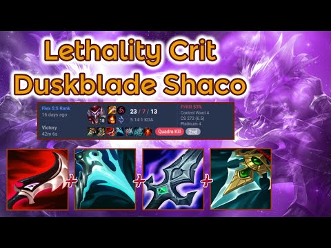 23 Kills Bork Duskblade Shaco - S13 Ranked [League of Legends] Full Gameplay - Infernal Shaco