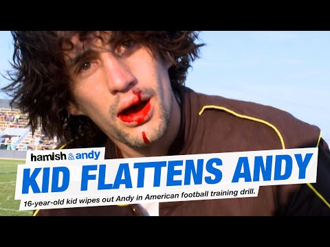 Kid Flattens Andy | Hamish & Andy