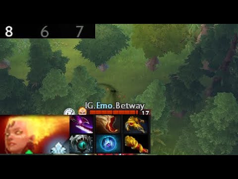Emo - Lina | Team Spirit vs IG  (game 2) Playoff| The International 2021