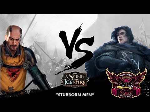 ASOIAF Battle Report 1.5 edition 40 pt: Night's Watch (John Snow) vs Baratheons (Stannis Baratheon)